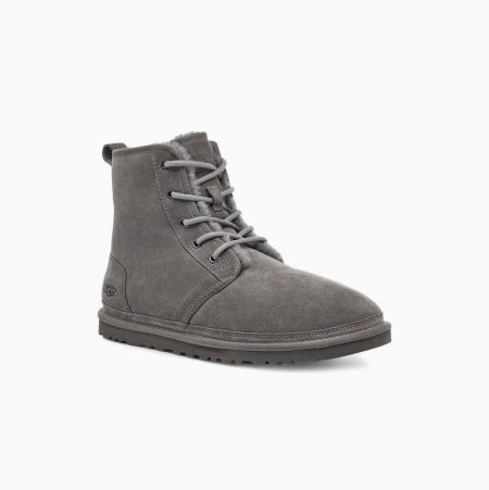 UGG Harkley Deep Grey Lace-up Boots for Men (FVJZ04736)